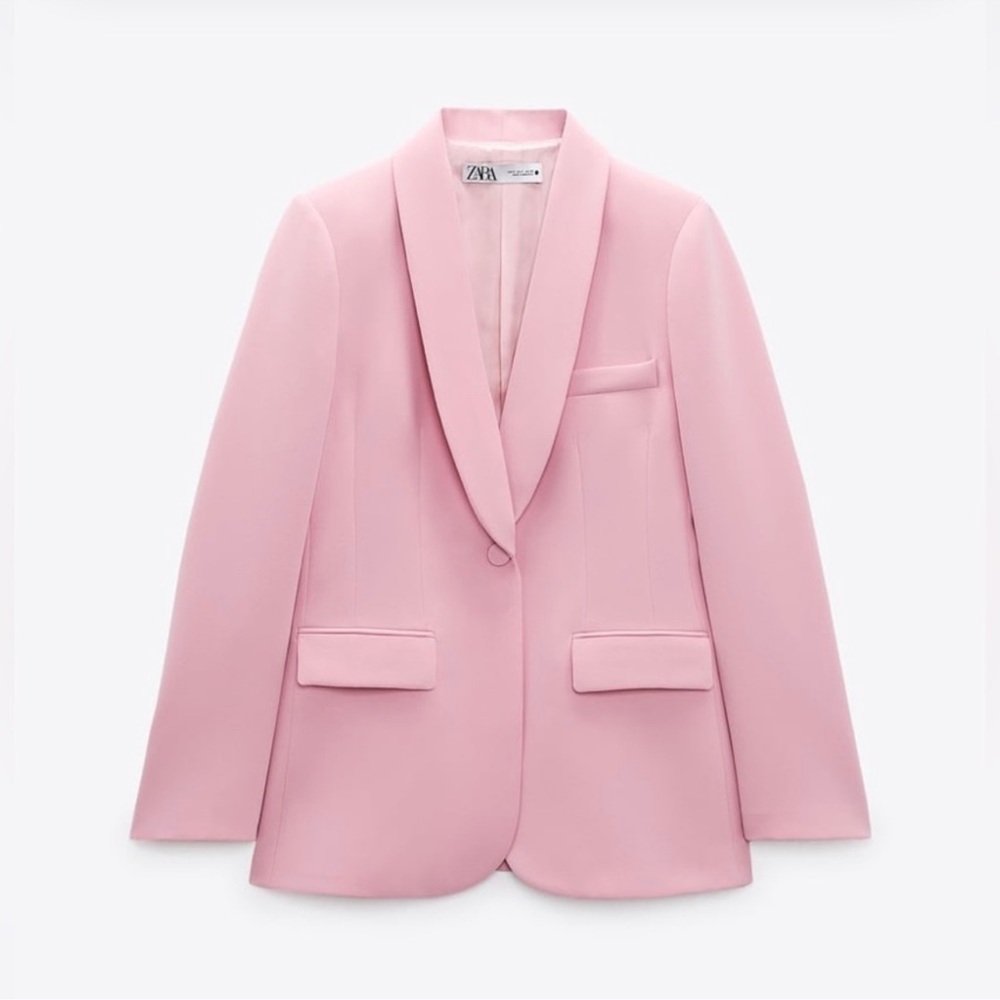 Blogger Fav Zara NWT blazer with tuxedo collar